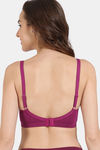 Zivame Maternity Double Layered Non Wired 3/4th Coverage Nursing Bra - Raspberry Radiance — thumbnail 2
